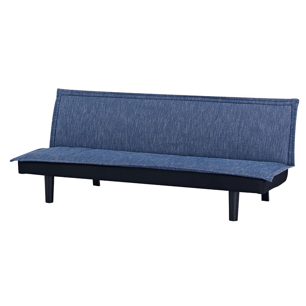 Sofa Cama Masp com Pe Aco Azul Dark Blue Em9