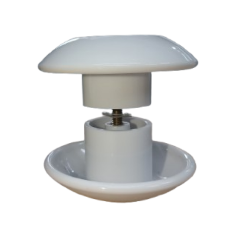 Puxador de Acrílico Ponto Redondo 11x9cm