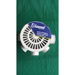 Caixa Sifonada 150mm com Ralo Plástico Redonda Suporte - Linha Básica Luconi - Ficone & Reis - 2