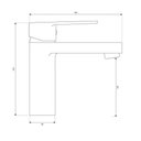 Ver imagem 5 de Torneira Misturador Monocomando para Banheiro de Mesa Bica Baixa 1/2" Livo Cromado Addra