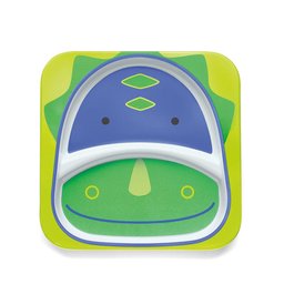 Prato Skip Hop com Divisórias Zoo Dinossauro - a Partir de 12 Meses+ - 1