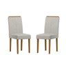 Kit 02 Cadeiras para Mesa de Jantar Estofada Ruby Luxo sem Cadeiras - Édecasamóveis - 1