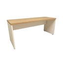 Ver imagem 2 de Mesa Escrivaninha 170cm com Gaveteiro 4 Gavetas F5 Office Cor:Macadâmia com Branco