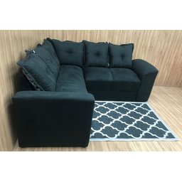 Sofá Canto Belo:preto - 1