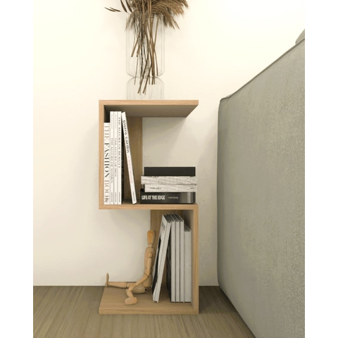 Móvel Multiuso Nichos Livros e Decorações 30x30x65 Madeirado