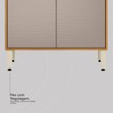 Ver imagem 5 de Balcão para Cozinha 2 Potas 80cm Plena Amarelo/Cinamon/Nude Prime