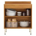 Ver imagem 3 de Balcão para Cozinha 2 Potas 80cm Plena Amarelo/Cinamon/Nude Prime
