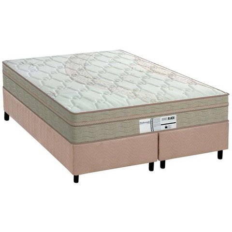 Cama Box Crc King +Colchão Molas Bonnel Born Probel 193x203