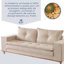 Ver imagem 4 de Sofá Caparaó 4 Lugares 220 cm Linho Bege