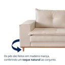 Ver mais imagens de Sofá Caparaó 4 Lugares 220 cm Linho Bege