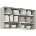 Ver imagem 4 de Armário Cozinha Fineze 1PORTA c/Vidro 120cm Areia Henn