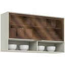 Ver imagem 2 de Armário Cozinha Fineze 1PORTA c/Vidro 120cm Areia Henn