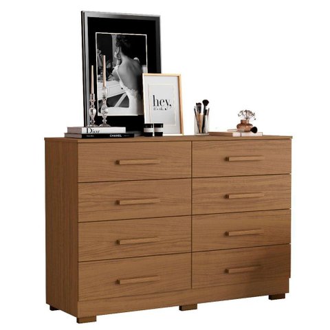 Cômoda Grande 8 Gavetas Mdp Amora Atacama