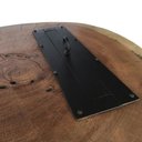 Ver imagem 4 de Mesinha de Canto Rústica com Queimador de Ferro para Inverno Libertas Rosas Artesanato Madeira