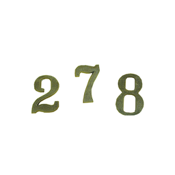 Número Japi Plástico 7 - 2