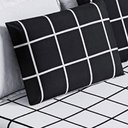 Ver imagem 2 de Jogo de Lençol Solteiro Square 2 Peças Preto