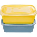 Ver imagem 1 de Kit 02 Peças Potes Jaguar - Conjunto Top Potes Jaguar Grande 3,6l - 02 Peças - Kit de Potes Retangul