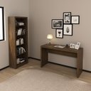 Ver imagem 1 de Conjunto de Escritório com Escrivaninha 02 pç CJ43018-075 Tecno Móbili - Tecno Móbili Nogal