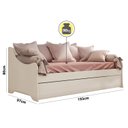 Ver imagem 6 de Cama de Babá com Cama Auxiliar Gavetão Amore Off White Móveis Estrela