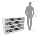 Ver imagem 6 de SAPATEIRA 3 PRATELEIRAS 20 PARES M450.B (CASA, LOJA, CLOSET) MUNDI MOVEIS