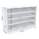 Ver imagem 5 de SAPATEIRA 3 PRATELEIRAS 20 PARES M450.B (CASA, LOJA, CLOSET) MUNDI MOVEIS