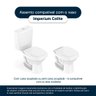 Assento Sanitário Poliester Soft Close Imperium Branco para Vaso Celite - 4