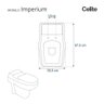 Assento Sanitário Poliester Soft Close Imperium Branco para Vaso Celite - 3