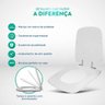 Assento Sanitário Poliester Soft Close Imperium Branco para Vaso Celite - 5