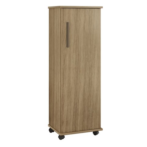 Armário Multiuso Olinda 1 Porta 4 Prateleiras:cinamomo