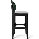 Ver imagem 7 de Kit 6 Banquetas Alta Bar Cozinha Sala Jantar Betta L02 Preto Facto Verde Linho Cinza - Lyam Decor