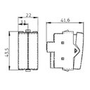 Ver imagem 2 de Módulo Interruptor Pulsador Margirius Sleek 10a Preto Ebony