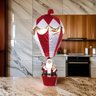 Papai Noel no Balao Vermelho e Branco de Pendurar 110cm - 2