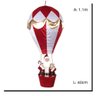 Papai Noel no Balao Vermelho e Branco de Pendurar 110cm - 3
