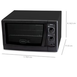 Forno Elétrico de Bancada 44L Timer e Tecnologia Cleartec Realce Eros 1900W - 4