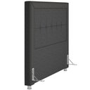 Ver imagem 5 de Cabeceira Cama Box Queen 160 Cm P05 Atenas Linho Cinza Escuro- Lyam Decor