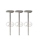 Ver imagem 1 de 03 Bancos Inox Dupla Face Bar Molhado + Chumbadores