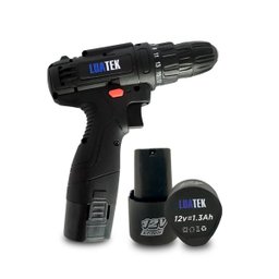 Parafusadeira Furadeira 12v 2 Baterias + Maleta Acessórios - 2