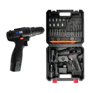 Parafusadeira Furadeira 12v 2 Baterias + Maleta Acessórios