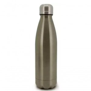 Garrafa Térmica Bronze Parede Dupla em Inox 500 Ml - Mimo Style - Aj20040
