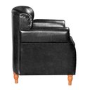 Ver imagem 4 de Poltrona Chesterfield Classica Londres Cadeira Luxo Retrô - Couríssimo Preto 005