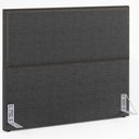 Ver imagem 1 de Cabeceira Box King Com Tachas 195 cm Vicenza L02 Linho Cinza Escuro - Lyam Decor