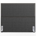 Ver imagem 6 de Cabeceira Box King Com Tachas 195 cm Vicenza L02 Linho Cinza Escuro - Lyam Decor