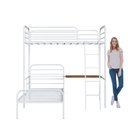 Ver imagem 7 de Beliche em Ferro Solteiro + Mesa de Estudos - Bonnie:branco