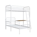 Ver imagem 6 de Beliche em Ferro Solteiro + Mesa de Estudos - Bonnie:branco