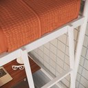 Ver imagem 3 de Beliche em Ferro Solteiro + Mesa de Estudos - Bonnie:branco