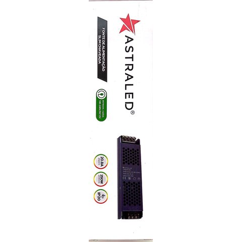 Fonte Slim Astraled para Fita 12v 20.8a 250w