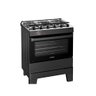 Fogão Esmaltec 5 Bocas Ideal Master Mesa Inox Tampa de Vidro Forno 84 Litros Preto T5itp Bivolt - 2