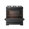 Fogão Esmaltec 5 Bocas Ideal Master Mesa Inox Tampa de Vidro Forno 84 Litros Preto T5itp Bivolt - 7