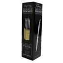 Ver imagem 4 de Conjunto de 6 Facas Laguiole La Tour Luxo com Cepo de Madeira - Cinza