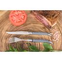 Ver imagem 2 de Conjunto de 6 Facas Laguiole La Tour Luxo com Cepo de Madeira - Cinza